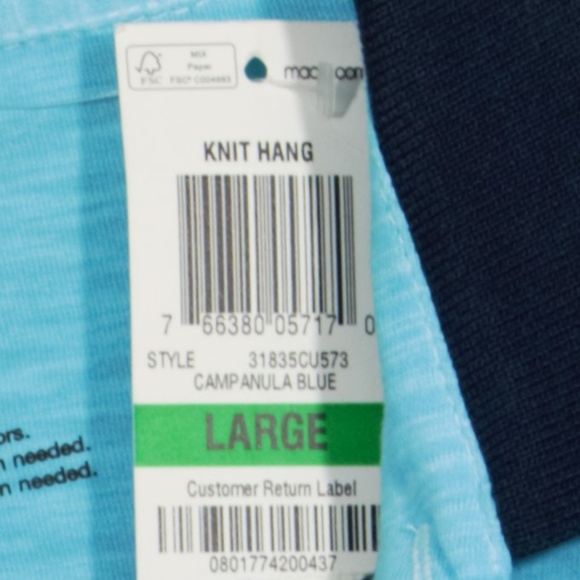 Bar III 100% Cotton Polo Shirt - Picture 4 of 4